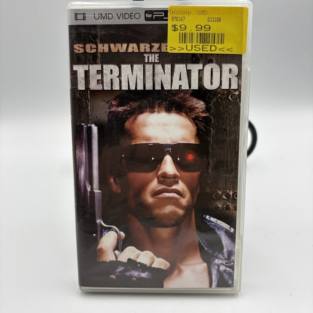 The Terminator UMD Movie PSP PlayStation Video Games SONY Portable Handheld